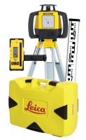 Leica Rugby 610 Rotating Laser Kit With Rod Eye Reciever, Case, Tripod & Staff (Rechargeable Li-ion) £789.95